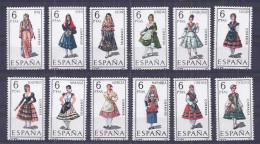 Spain 1969. Trajes Regionales 25-36 Ed 1898-09 (**) - Ungebraucht