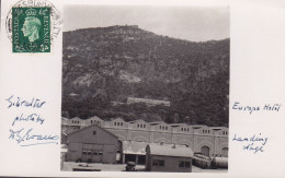 Gibraltar PPC Europa Hotel & Landing Place Maximum Frontside Franking AMESBURY Salisbury England 1939 Echte Real Photo - Gibilterra