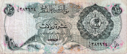 QATAR 10 RIYALS BANKNOTE FAIR USED - Sonstige – Asien