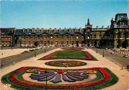 75 - Paris - Musée Du Louvre - Jardins - Fleurs - Carte Dentelée - CPSM Grand Format - Voir Scans Recto-Verso - Louvre