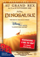 Cinema - Affiche De Film - Dinosaure - Au Grand Rex - CPM - Voir Scans Recto-Verso - Affiches Sur Carte