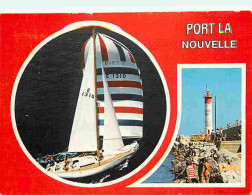 11 - Port La Nouvelle - Multivues - Bateaux - Voile - Flamme Postale De Port La Nouvelle - CPM - Voir Scans Recto-Verso - Port La Nouvelle