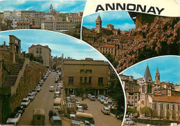 07 - Annonay - Multivues - Automobiles - CPM - Voir Scans Recto-Verso - Annonay