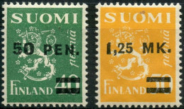 Finlandia 0168/169 * MNH. 1931. Charnela - Nuevos