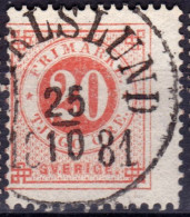 Stamp Sweden 1872-91 20o Used Lot19 - Oblitérés