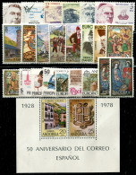 Andorra Española   OFERTA  Años 1978 AL 1980 Completo       Años 1978 AL 1980 - Ungebraucht