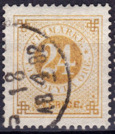 Stamp Sweden 1872-91 24o Used Lot38 - Oblitérés