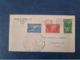 CUBA  PRIMER  DIA  1937   CULTIVO  DE  LA  CANA   //  PARFAIT  ETAT  //  1er  CHOIX  // - FDC