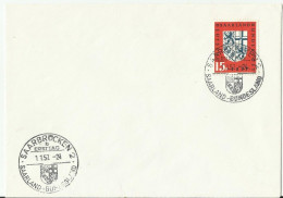 SAAR FDC 1957 - FDC