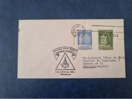 CUBA  PRIMER  DIA  1956   GRAN  TEMPLO  MASONICO   //  PARFAIT  ETAT  //  1er  CHOIX  // - FDC