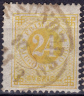 Stamp Sweden 1872-91 24o Used Lot51 - Used Stamps