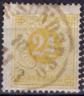 Stamp Sweden 1872-91 24o Used Lot51 - Usados