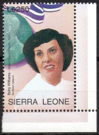 SIERRA LEONE - 1v - MNH - Betty Williams - Peace Nobel Prize - Nobelpreis - Frieden Paix - Paz - Pace - Vrede - Ireland - Nobel Prize Laureates