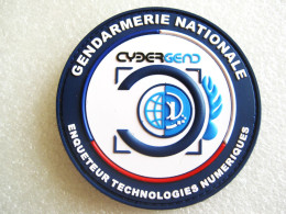 ECUSSON COLLECTION GEND.  CYBER / ETN SCRATCH AU DOS 85MM - Police & Gendarmerie