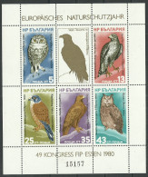 BULGARIA 1980 Year , S/S Block Mint MNH(**) Birds - Blocs-feuillets