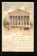 Lithographie Paris, Église De La Madeleine  - Sonstige & Ohne Zuordnung