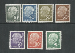 Germany Bundes Rep. 1957 Year MNH(**) Mi.# 259-65 - Ungebraucht