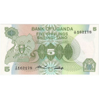 Ouganda, 5 Shillings, 1979, Undated (1979), KM:10, NEUF - Uganda