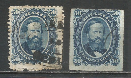 Brazil 1866-76 Years Nice Used Stamps - Usati