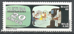 Brazil 1989 Year Mint Stamp MNH(**) Cultura - Neufs