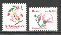 Brazil 1989 Year Mint Stamps MNH(**) Flowers - Ungebraucht