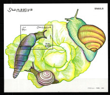 Somalia Block Schnecken Postfrisch #HV199 - Somalie (1960-...)