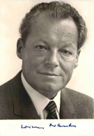 Willy Brandt Mit Autogramm - Persönlichkeiten