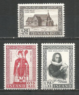 ICELAND 1956 Mint Stamps MNH(**) Set  - Ongebruikt