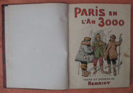 C1 HENRIOT - PARIS EN L AN 3000 Relie ILLUSTRE Grand Format PORT INCLUS France - SF-Romane Vor 1950