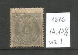 Iceland 1876 , Used Stamp Michel # 7 A - Usati