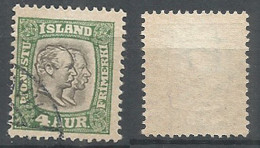 Iceland 1902 ( 4 Aur) , Used Stamp Michel # D 25 - Usados