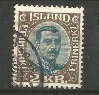 Iceland 1920 , Used Stamp Michel # 97 - Gebruikt