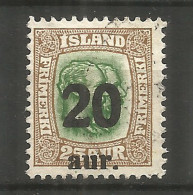 Iceland 1922 , Used Stamp Michel # 108 - Gebruikt