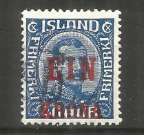 Iceland 1926 , Used Stamp Michel # 121 - Gebruikt
