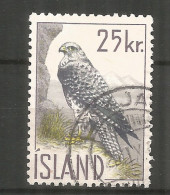 Iceland 1960 , Used Stamp Michel # 339  Bird - Usati