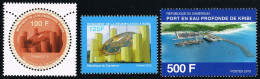 CAMEROUN Cameroon 2015 Port Et Monument à Kribi Et Buea (1 Timbre Rond) - Mi 1281 To 1283 - MNH ** - Cameroon (1960-...)