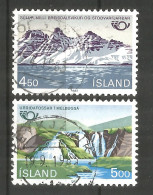 Iceland 1983 , Used Stamps Michel # 596-597 - Oblitérés