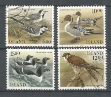 Iceland 1986 Used Stamps Set Mi # 644-7 Birds - Gebruikt