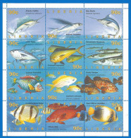 LIBERIA 1996 Mini Sheet MNH(**) Fishes  - Liberia