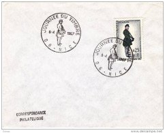 FRANCE 8/04 1967  Cachet Premier Jour Illustré  JOURNEE DU TIMBRE Yvert 1516 - Giornata Del Francobollo