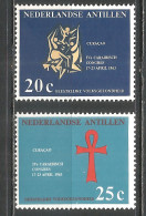 Netherlands Antilles 1963 Year, Mint Stamps MNH (**) Michel# 128-129 - Curaçao, Nederlandse Antillen, Aruba