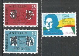 Netherlands Antilles 1969 Year , Mint Stamps MNH (**)  Michel# 208-209, 214 - Curaçao, Nederlandse Antillen, Aruba