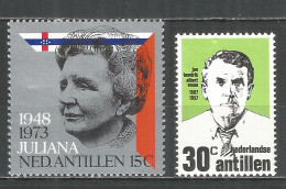 Netherlands Antilles 1973 Year , Mint Stamps MNH (**)  Michel# 272,273 - Curaçao, Antille Olandesi, Aruba