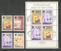 Netherlands Antilles 1979 Mint Stamps MNH (**) International Year Of Children - Curaçao, Antille Olandesi, Aruba