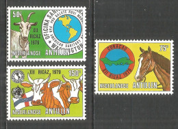 Netherlands Antilles 1979 Year , Mint Stamps MNH (**)  Michel# 385-387 - Curazao, Antillas Holandesas, Aruba