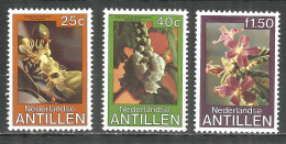 Netherlands Antilles 1979 Year , Mint Stamps MNH (**)  Michel# 398-400 Flowers - Niederländische Antillen, Curaçao, Aruba
