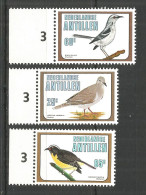 Netherlands Antilles 1982 Year , Mint Stamps MNH (**) Michel# 429-431 Birds - Curaçao, Nederlandse Antillen, Aruba