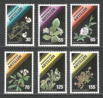 Netherlands Antilles 1990 Year , Mint Stamps MNH (**)  Michel# 676-681 Flowers - Curaçao, Nederlandse Antillen, Aruba