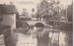 ENVIRONS DE BELLEY PONT DU MOULIN D'ANDERT CHARETTE DE FOIN TIREE PAR DES BOEUFS 1918 TBE - Belley