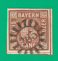 Bavaria 1850 Year Used Stamp , Mi. 04 - Other & Unclassified